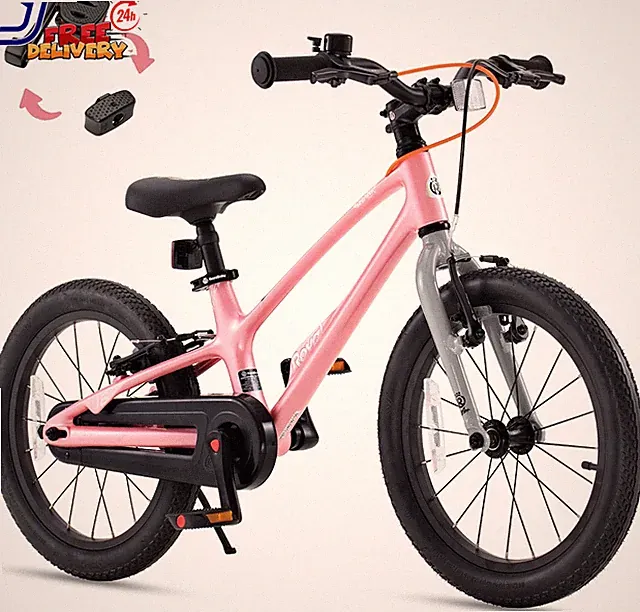 16 Inch Kids Bike Beginners Learning Bicycle Lightweight Alloy Boys Girls Pink