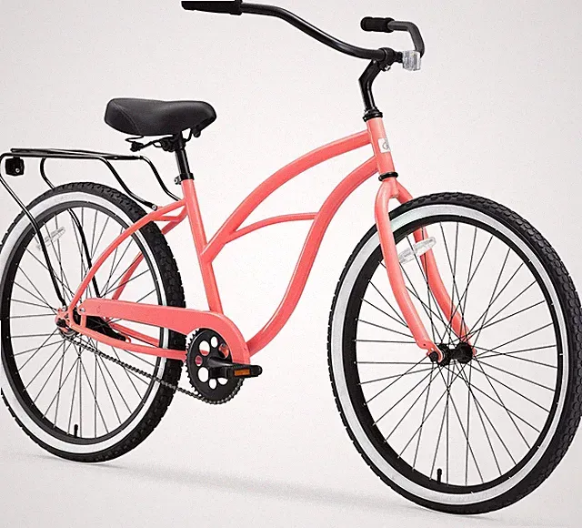 around the Block Women'S Beach Cruiser Bike