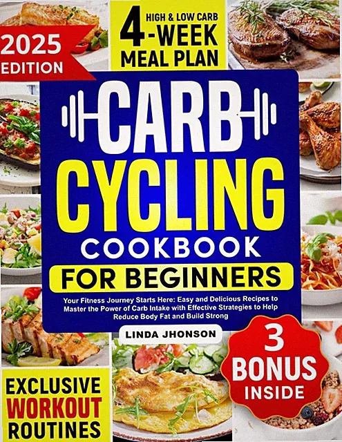 Carb Cycling Cookbook for Beginners: Reduce Body Fat and Build Strong Muscle...
