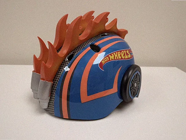 Hot Wheels Redline 3D Kids Ultra-light Bike Helmet Sport, for Ages 5 to 8