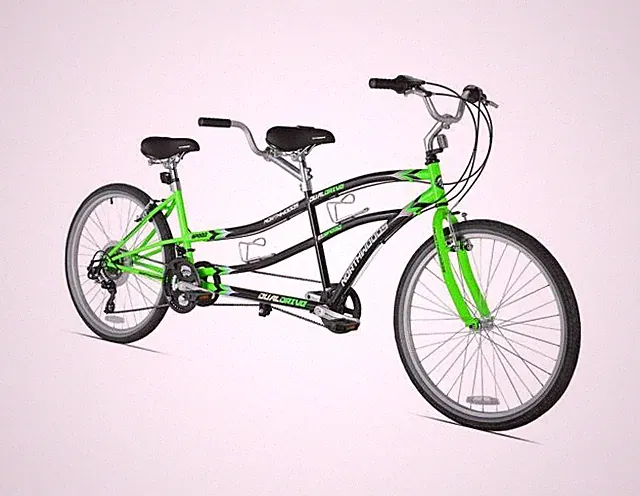 Kent Northwoods Dual Drive Tandem Bicycle - Green