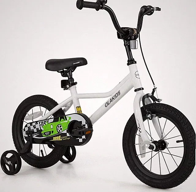 Kids Bike, 12 14 16 18 Inch Racing Car Themed Toddlers Bike with Training Wheels