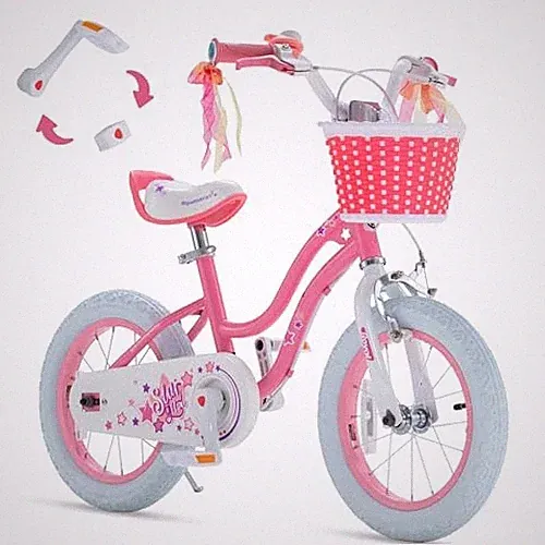 RoyalBaby Girls Bike Trekking Free Balance to Pedal Easy Learning Pink