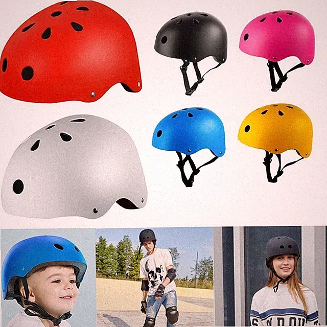 SM BLACK Adult Child Bicycle Cycle Bike HELMET Scooter Skateboard Protection 16z