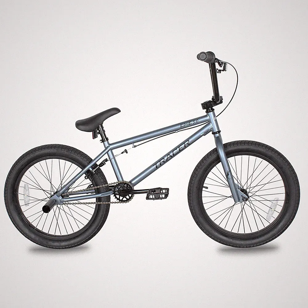Tracer 20" BMX Bike Hi-ten Steel Frame Freestyle for Kids Beginner Teen Adult