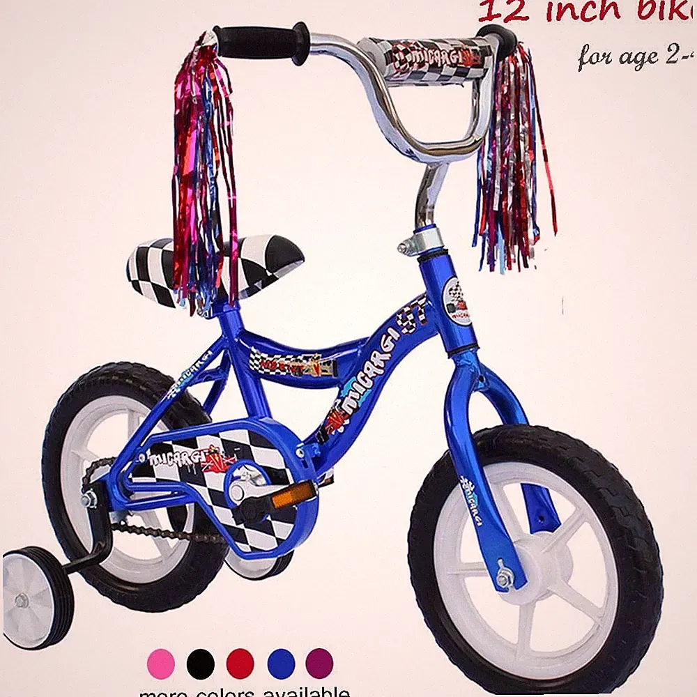 WonderWheels 12" Kid's Beginner Bicycle 2-4 Years Old Boys' & Girls' Bike Foam
