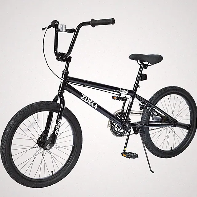 ZUKKA 20 Inch Mountain Bike BMX Handlebar Bicycle Single Speed Kids Bike,Black